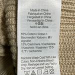 J.Crew Halter Sweater Tank Top Cashmere Blend Ribbed Beige 2X (Size 20) NWT Photo 5