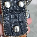 Nocona Belt Co Western Fashion Belt Womens S Black Rhinestones Crystal Buckle Photo 7