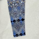 Evolution and creation  Blue Mosaic Crop Leggings Size Medium Photo 7