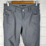 prAna Womens size 6 Jenna Moto Black Nylon Skinny Leg Pants W43170317 Photo 2