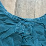 We The Free  Blue Asymmetrical Long Sleeve Bodysuit Photo 5