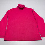 Isaac Mizrahi  Red Turtleneck Cashmere Sweater Photo 0