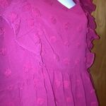 Magenta Barbie Pink Swiss Dot Grace & Lace Dress Size Medium Photo 8
