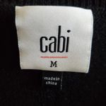 CAbi Switch Cardigan Sweater Black Womens Size M Two Way Zipper V Neck Knit Photo 3