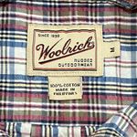 Woolrich  Plaid Short Sleeve Button Shirt Size Medium Photo 8