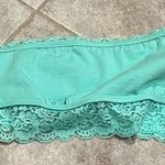 PINK - Victoria's Secret NEW PINK Victoria’s Secret Bandeau Sequin Bra Bralette Blue Small Lace VS Photo 3