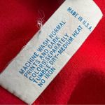 Vanity Fair Vintage Red & Black Velour Long Robe Photo 7