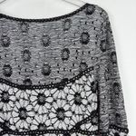 Free People Botanical Forest Knit Lace Long-Sleeve Bodycon Dress Size Medium M Photo 9