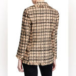 Kate Spade - Tan & Black Plaid Tweed Blazer size 4 Photo 11