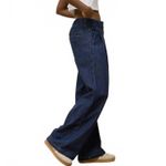 American Eagle AE Stretch Super High-Waisted Ultra Wide-Leg Trouser Jean NWT 000 Photo 5