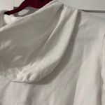 Amazhiyu Cropped White Zip Up Hoodie Photo 3