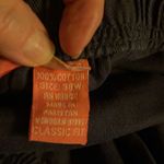 Woman Within NWT size 38W classic fit navy blue 100% cotton pants. Photo 3