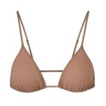 SKIMS  Size 2X Micro Cording String Triangle Bra SIENNA BR-TRI-1405 NWT Photo 4