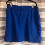 Christopher & Banks Christopher‎ & Banks Blue Skort Size 12 Photo 0