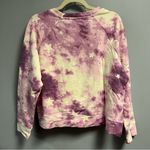 Wildfox Lounge Set Tie Dye Stars in Purple & White Sz L NWT Sweatshirt & Shorts Photo 5