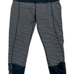 Lululemon Runday Crop Ankle Legging Athletic Stripe Pants 8 Photo 0