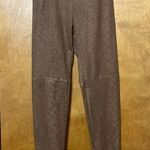 LYSSÉ Lysse small light brown suede feel snake print ankle pull on pants Photo 0