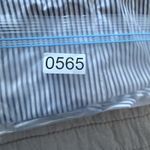 Madewell  Collared Shirt Dress Sz LG Mixed Blue Stripe Teacher Preppy Coastal EUC Photo 9