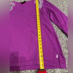 Bob Mackie purple embellished shoulders long sleeve shirt M Photo 3