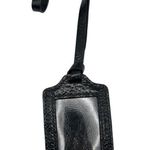 Coach Vintage  Black Patent Leather Luggage ID Bag Charm Photo 1