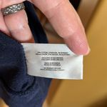 Orvis  Women's Navy Blue Stripe Cozy Hooded Pullover Size Large Photo 7