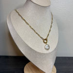 Handmade Gold Pearl Necklace | 20 Inches | Waterproof & Tarnish Resistant Photo 1