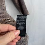 By & By Scrunched Waist Metallic Shimmer Keyhole Neckline Top Size Small Brown Photo 7