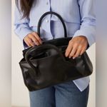 ASOS - faux leather black shoulder bag Photo 4