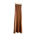Show Me Your Mumu Taylor Tube Maxi Dress in Copper Luxe Satin XS Photo 3