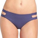 Tavik Chloe Cutout Bikini Bottoms Full Coverage Ribbed Cobalt Blue S Photo 0