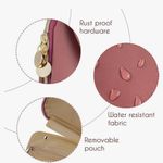 NWT Chandelli Pink Travel Makeup/Toiletry Hanging Bag Water Resistant Photo 6