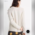 Madewell New With Tags  Arden V-Neck Crop Pullover Sz M Photo 2