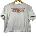 Romwe Angel Graphic T-Shirt Crop Top Photo 1