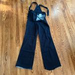 ZARA Women's Dark Blue Denim Overalls Photo 2