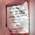 Oliviaceous NWT Women’s Tie Dye Salmon/Navy Shift Dress Boho Swing Size Medium Orange Photo 5