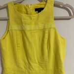J.Crew key lime yellow eyelet Easter spring summer dress Photo 3