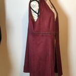Premise 💛 NWT 💛 BOHEMIAN FAUX SUEDE LONG STUDDED VEST CRANBERRY COLOR SIZE MED. Photo 4