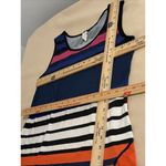 MSK Women’s Jersey Dress Size Large Striped Sundress Sleeveless Scoop Neck Photo 7