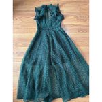 Alexis forest green Eleanora Lace Cap Sleeve Gown size medium Photo 15