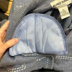 Vintage Alfred Dunner Flower Embroidered Short Sleeve Shirt Sweater Cottagecore Blue Size XL Photo 8