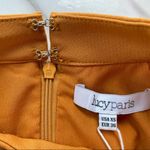 Lucy Paris Women Mustard Sleeveless Mandarin Collar Dress NWT-XS Photo 3