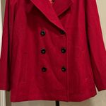 Avenue Wool Blend Peacoat Red NEW Size 26/28 Photo 3