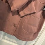 Lee NWT Layers Size XS Mauve Long Sleeve Button Front Collared Shacket Shirt Photo 5