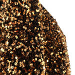 H&M Black and Gold Sequin A-Line Dress Cocktail Party New Photo 9