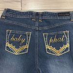Baby Phat  jeans size 16 bedazzled butt design Photo 1