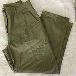 Jason Wu Green Cargo Straight Pants Women's Size Medium Photo 5