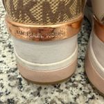 Michael Kors  trainer sneaker rose gold leather 7.5 Photo 4
