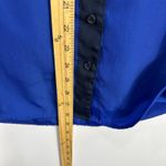 J.Crew Blouse 2 Blue Sleeveless Button Polished Quiet Luxury Minimalist Academia Photo 4