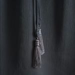 BCX  Navy Sheer/lined  embroidered boho top size M Photo 5