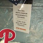 Little Earth  MLB Philadelphia Phillies Baseball Clear Advantage Tote Bag Photo 5